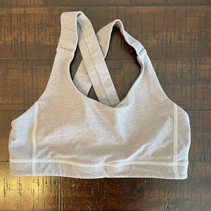 Lululemon gray sports bra, size 8